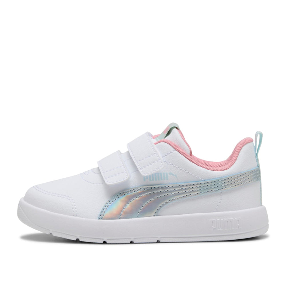 Sneakers Puma Courtflex V3 Space Belle V ps Bambina - Bianco