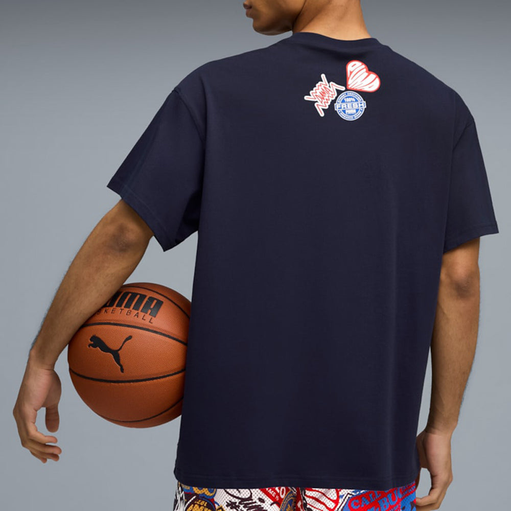 T-Shirt Puma Uomo - Blu