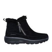 Stivaletto Skechers Easy Going - Cool Zip Donna - Nero
