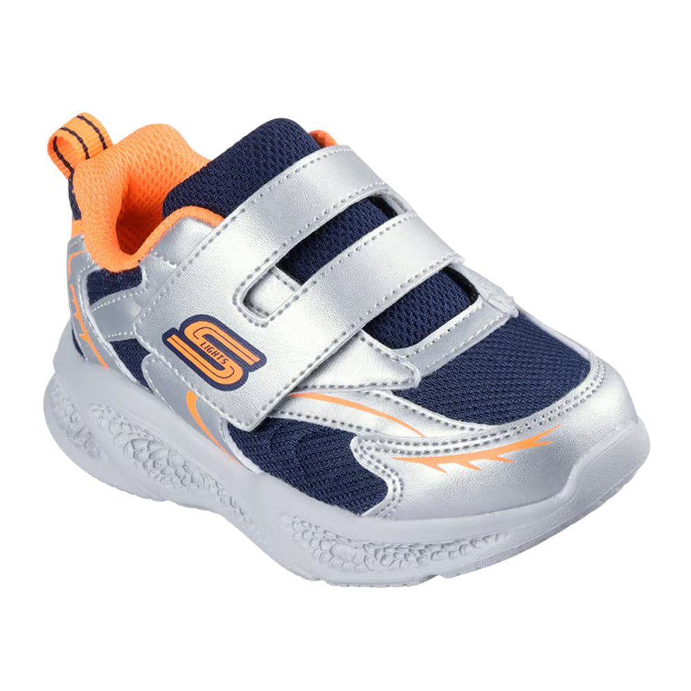Sneakers Skechers MeteoR-Lights - Glow Bimbo - Argento