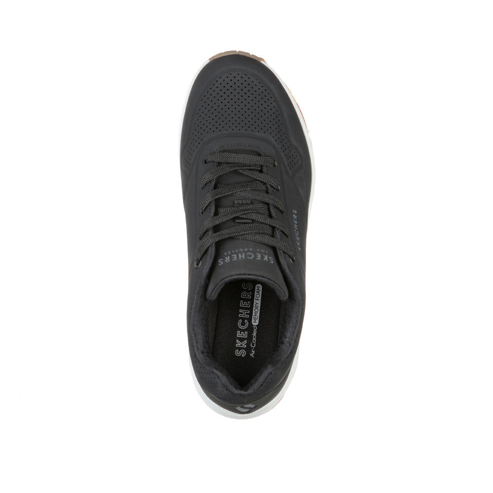 Sneakers Skechers Uno - Stand On Air Donna - Nero