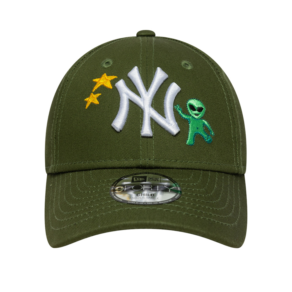 Cappello New Era New York Yankees Unisex Ragazzo - Verde