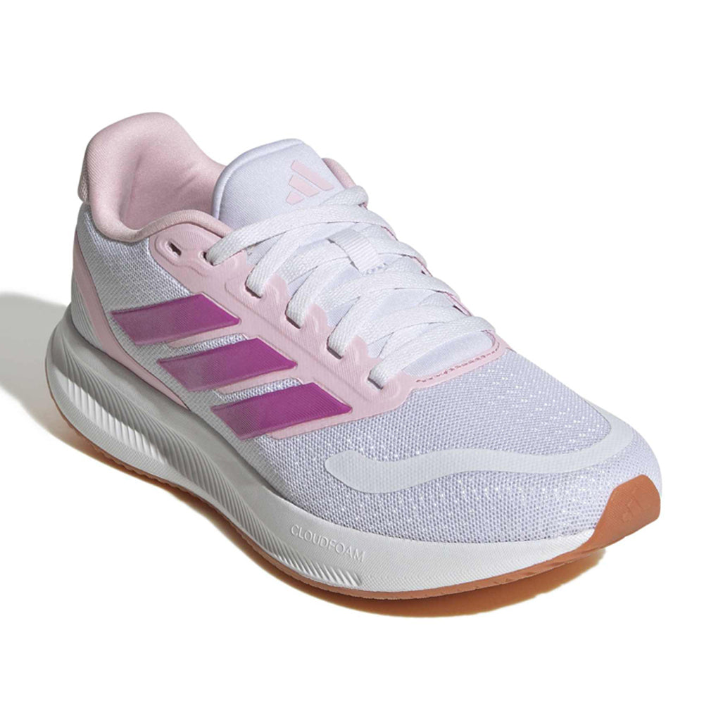 Scarpa Running Adidas Runfalcon5 J Ragazza - Bianco