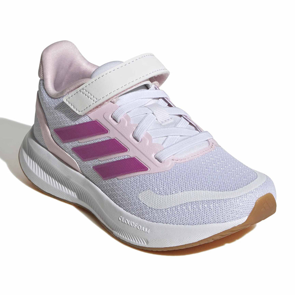 Scarpa Running Adidas Runfalcon5 El C Bambina - Bianco