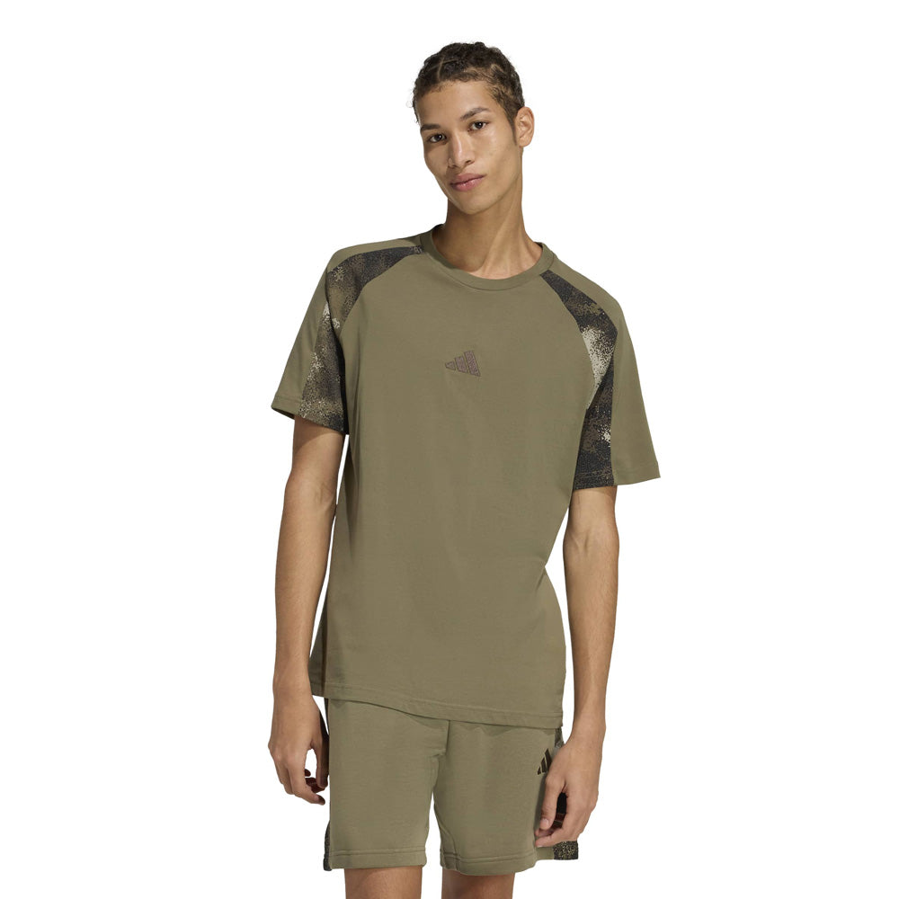 T-Shirt Adidas Uomo - Marroncino