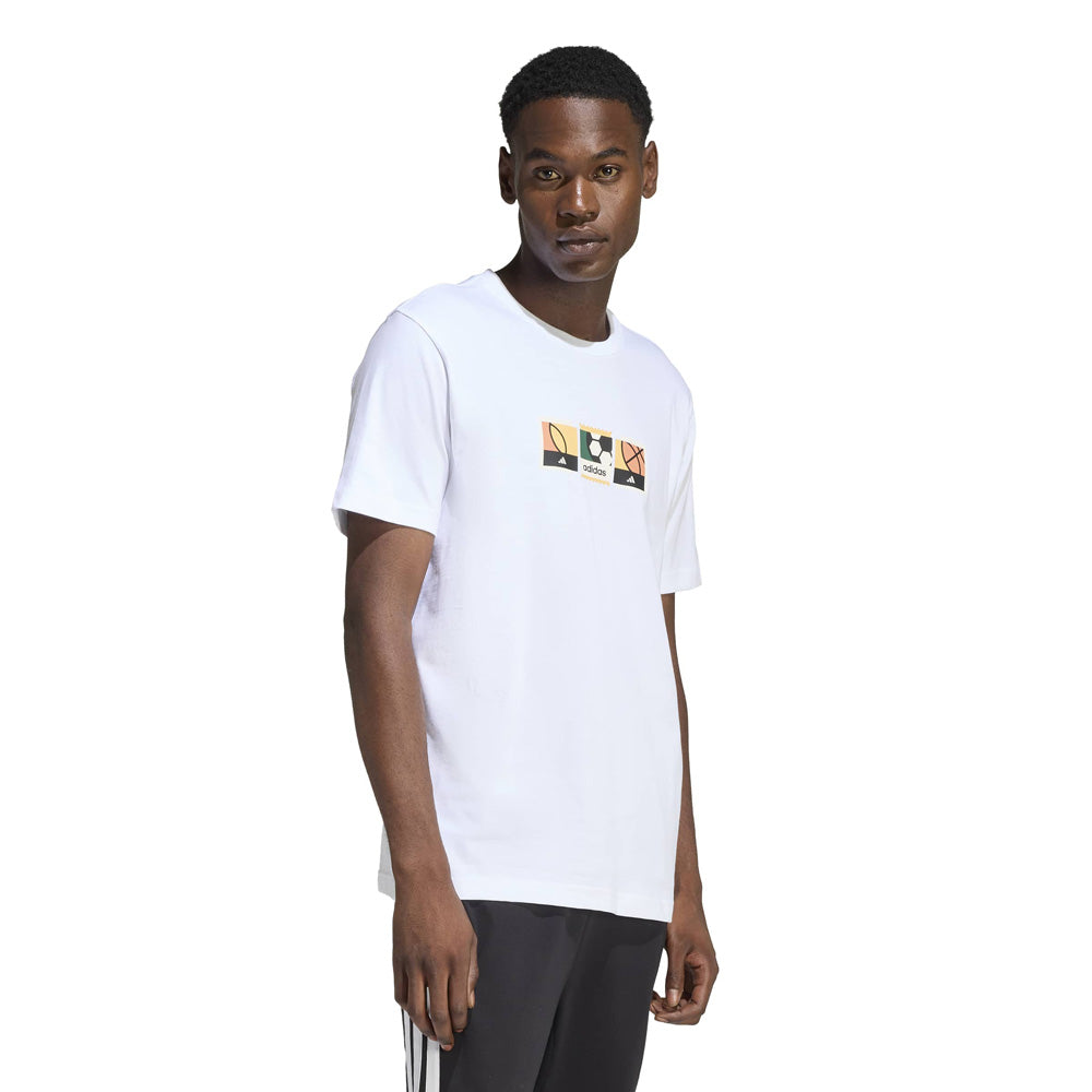 T-Shirt Adidas Uomo - Bianco