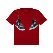 T-Shirt Air Jordan Unisex Ragazzo - Rosso