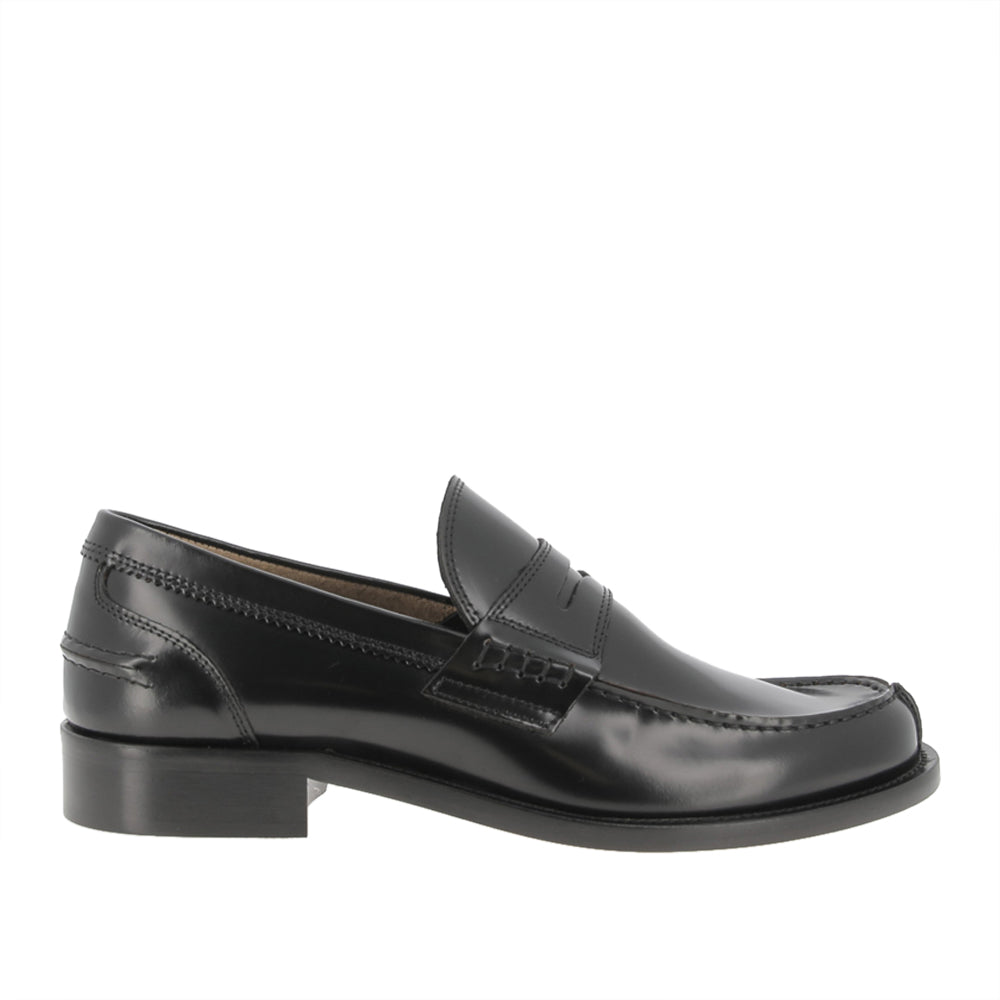 Mocassino Antica Cuoieria Gloss Uomo - Nero