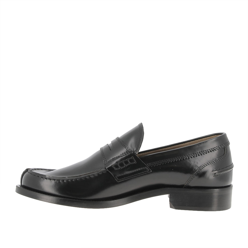 Mocassino Antica Cuoieria Gloss Uomo - Nero