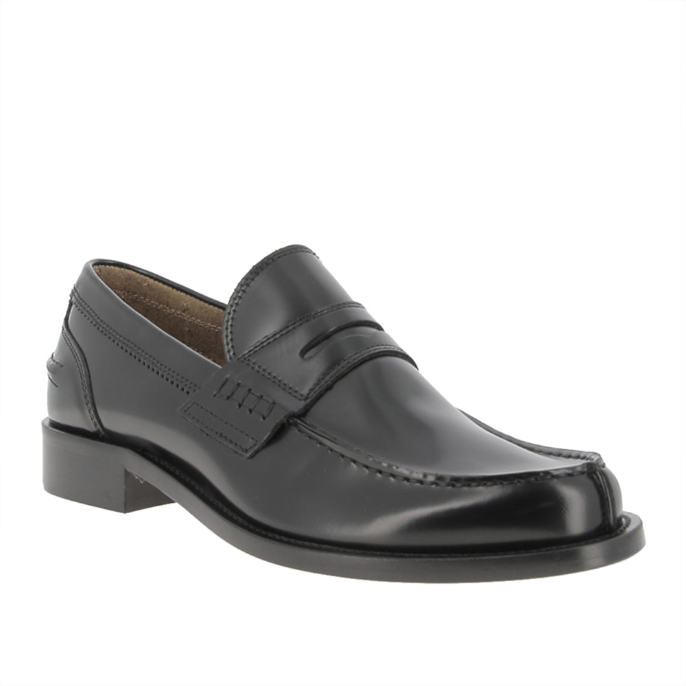 Mocassino Antica Cuoieria Gloss Uomo - Nero