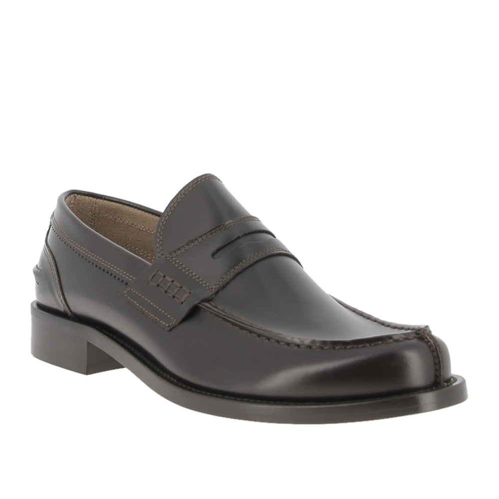 Mocassino Antica Cuoieria Gloss Uomo - Marrone
