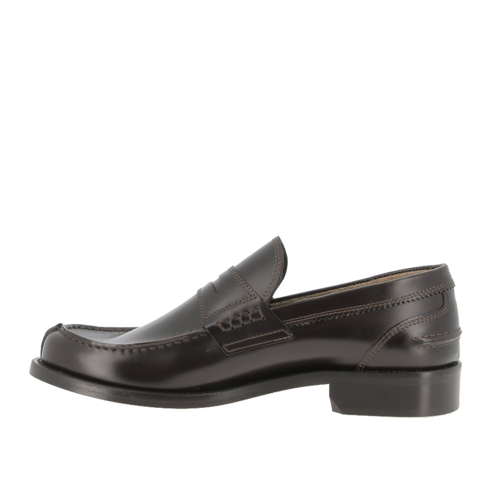 Mocassino Antica Cuoieria Gloss Uomo - Marrone