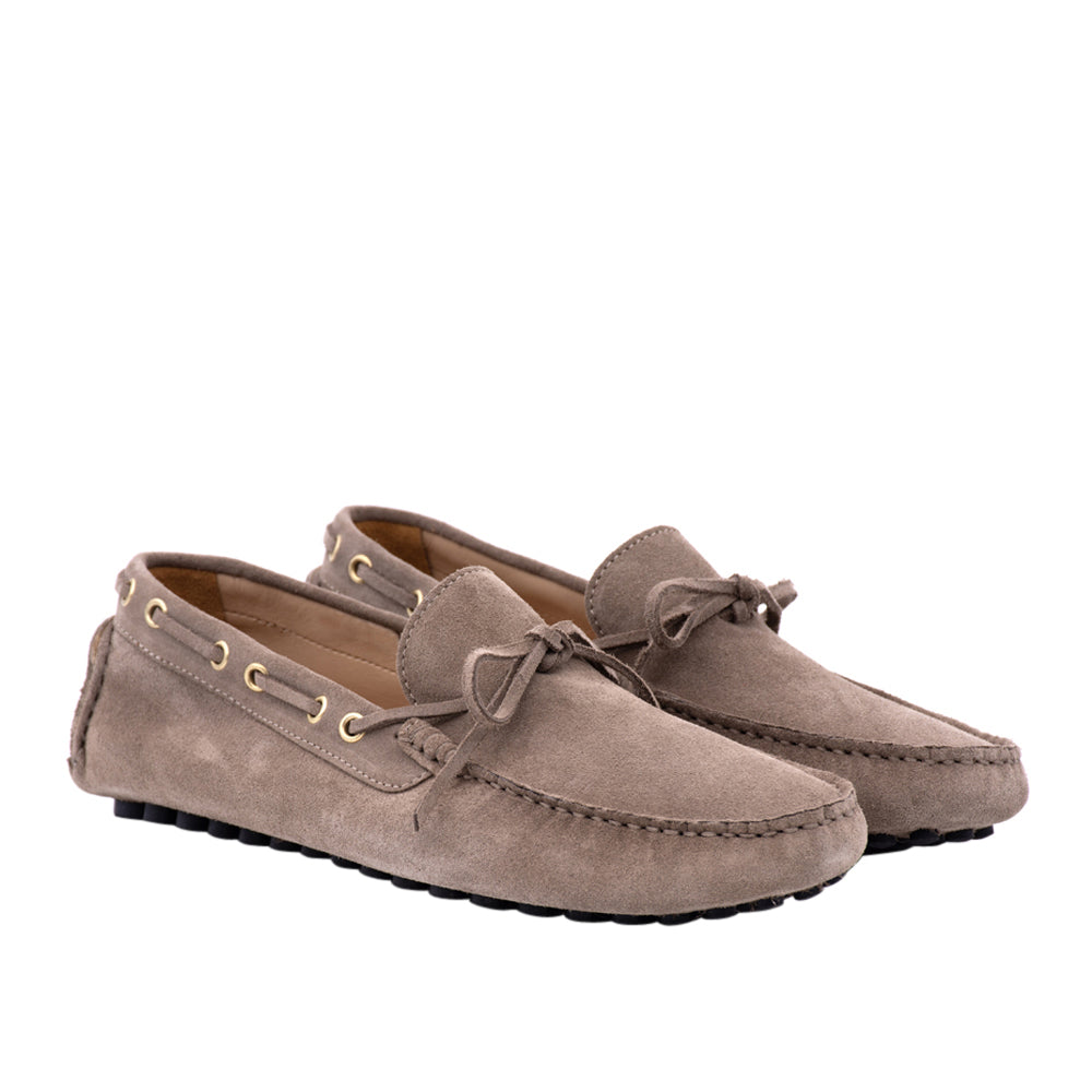 Scarpa Barca Antica Cuoieria Cortina Uomo - Beige