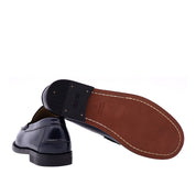 Mocassino Antica Cuoieria Gloss Uomo - Blu
