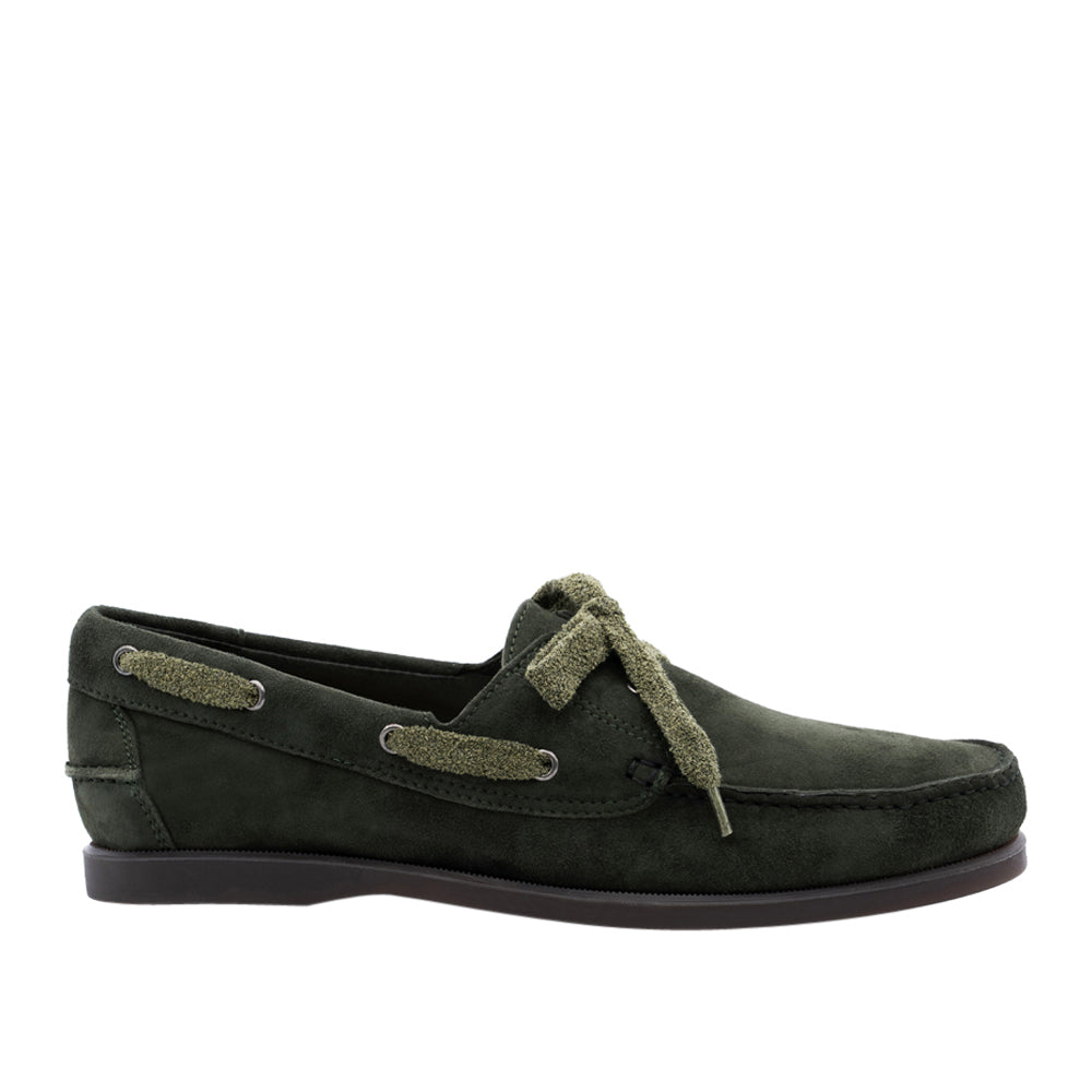 Scarpa Barca Antica Cuoieria Amalfi Uomo - Verde