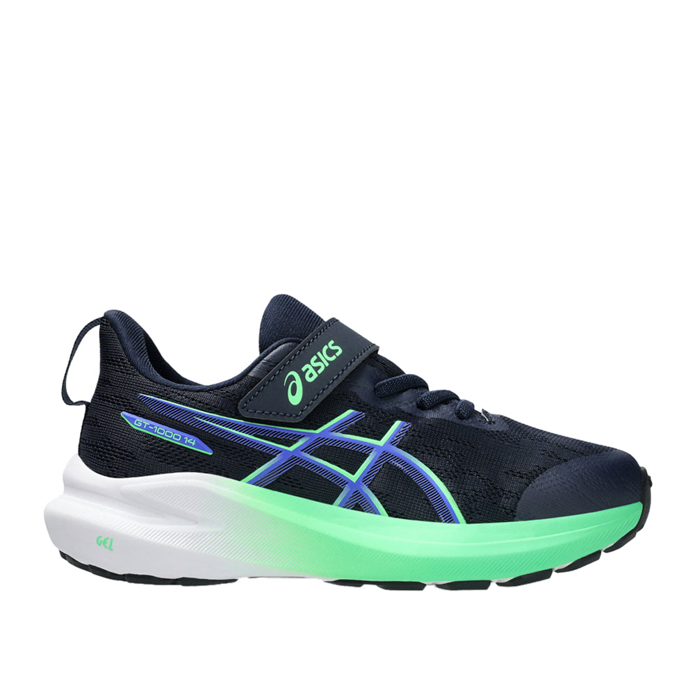 Scarpa Running Asics GT-1000 14 ps Unisex Bambino - Blu