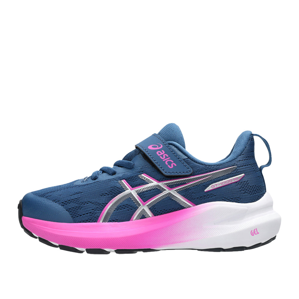 Scarpa Running Asics GT-1000 14 ps Unisex Bambino - Blu