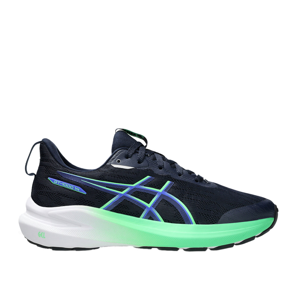 Scarpa Running Asics GT-1000 14 gs Unisex Ragazzo - Blu