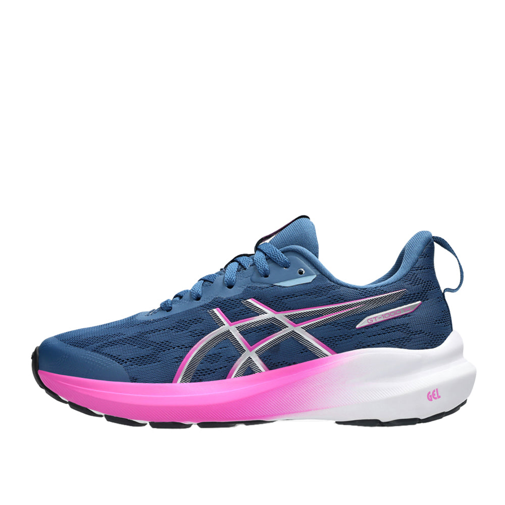 Scarpa Running Asics GT-1000 14 gs Unisex Ragazzo - Blu
