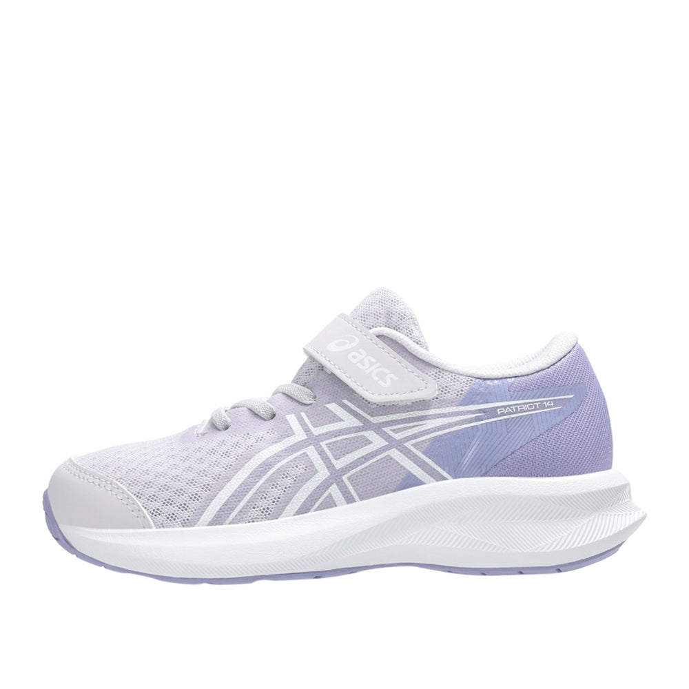 Scarpa Running Asics Patriot 14 ps Bambino - Bianco