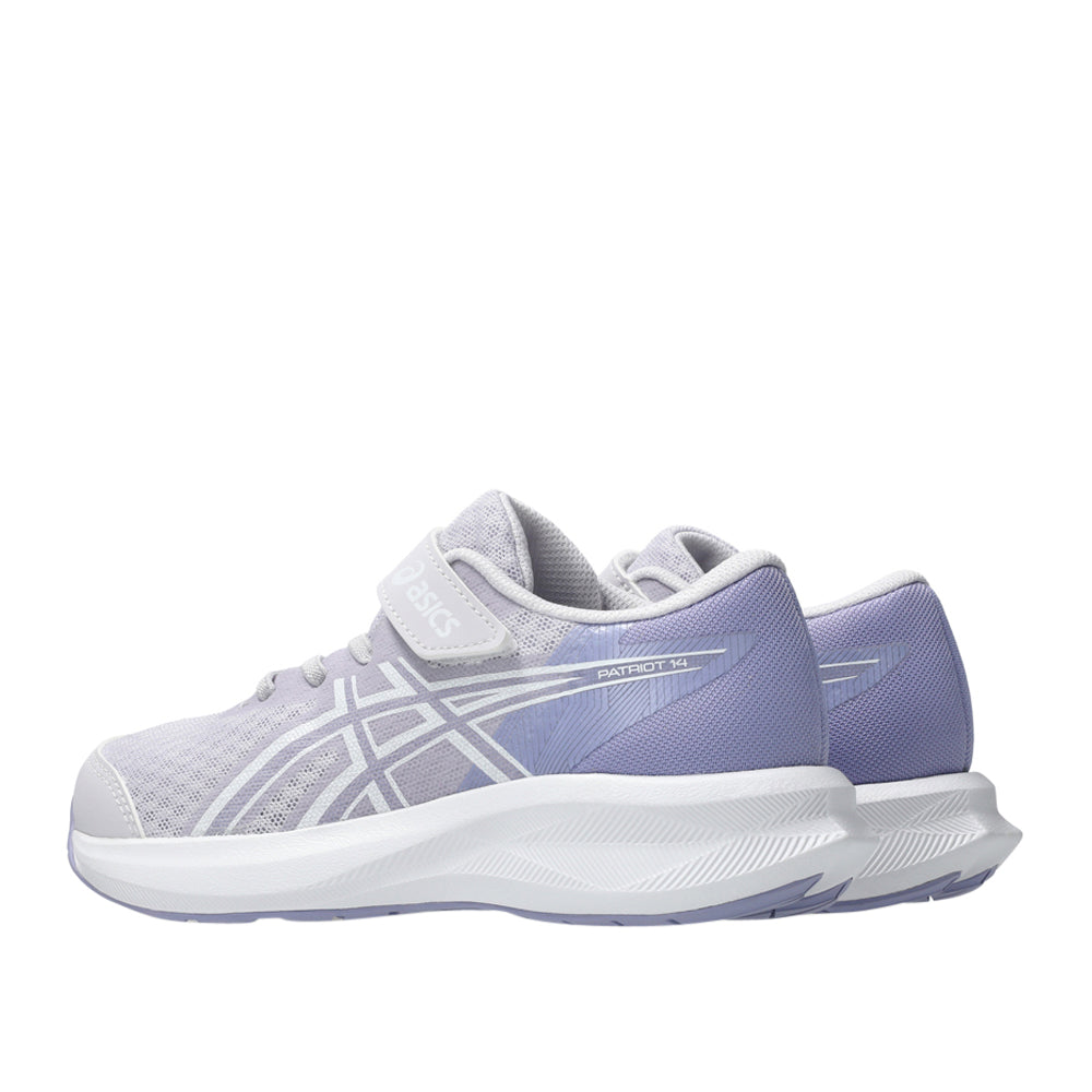 Scarpa Running Asics Patriot 14 ps Bambino - Bianco