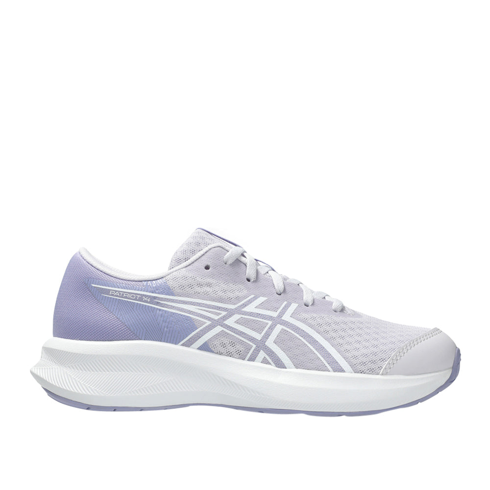 Scarpa Running Asics Patriot 14 gs Unisex Ragazzo - Bianco