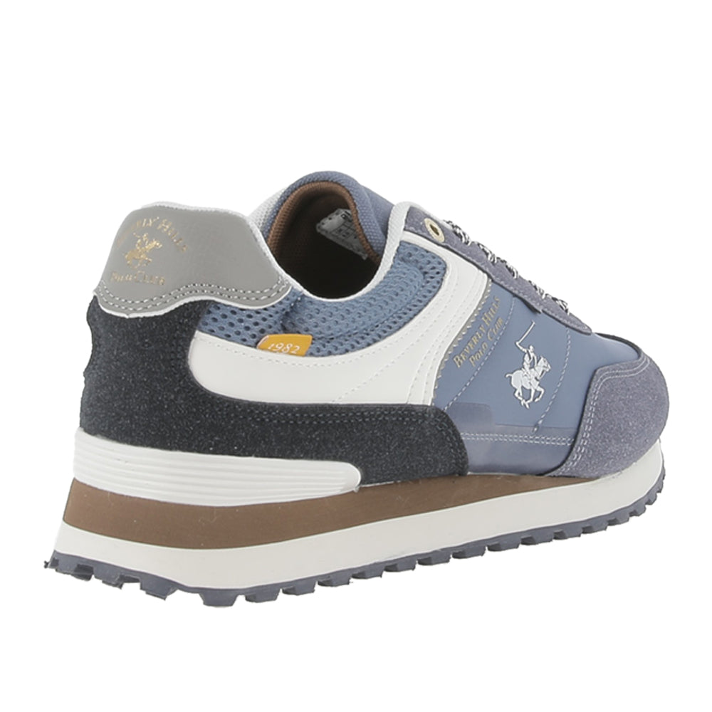 Sneakers Beverly Hills Polo Club Maxi Uomo - Blu