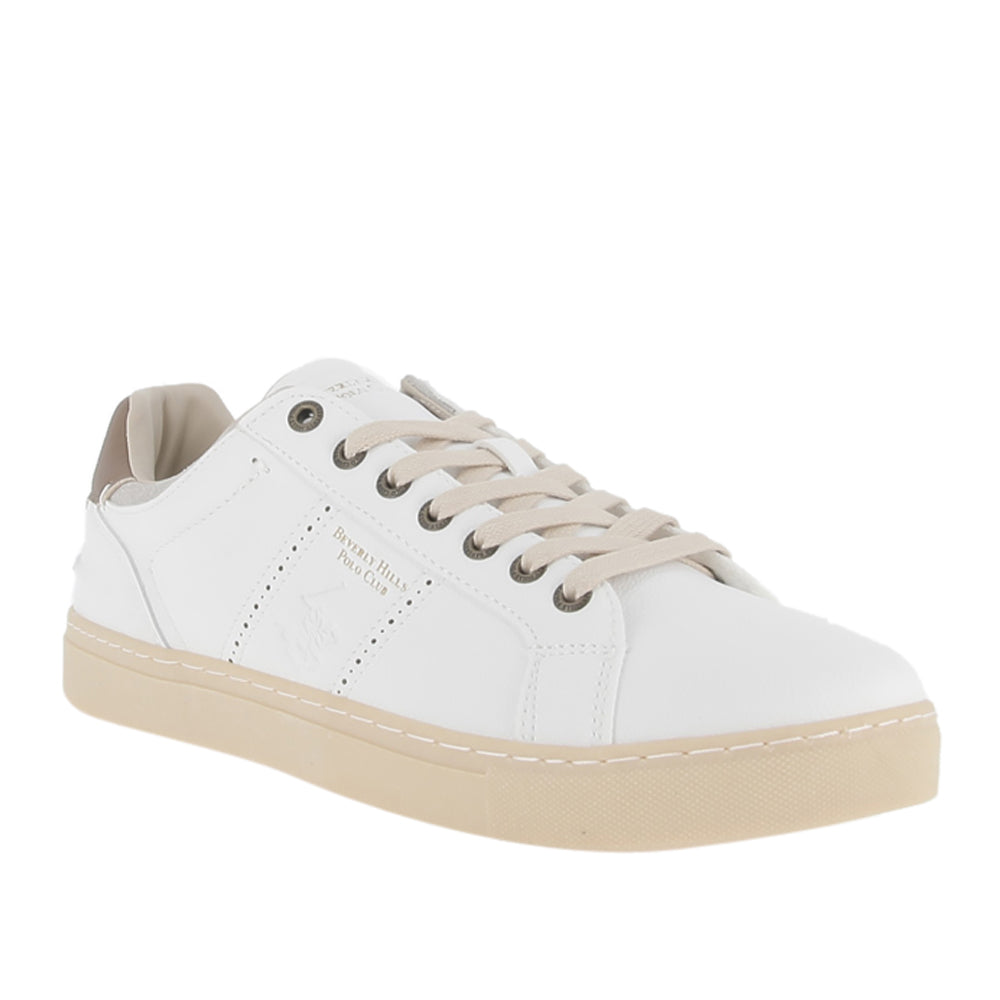 Sneakers Beverly Hills Polo Club Gold Uomo - Bianco