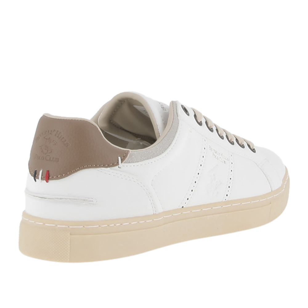 Sneakers Beverly Hills Polo Club Gold Uomo - Bianco