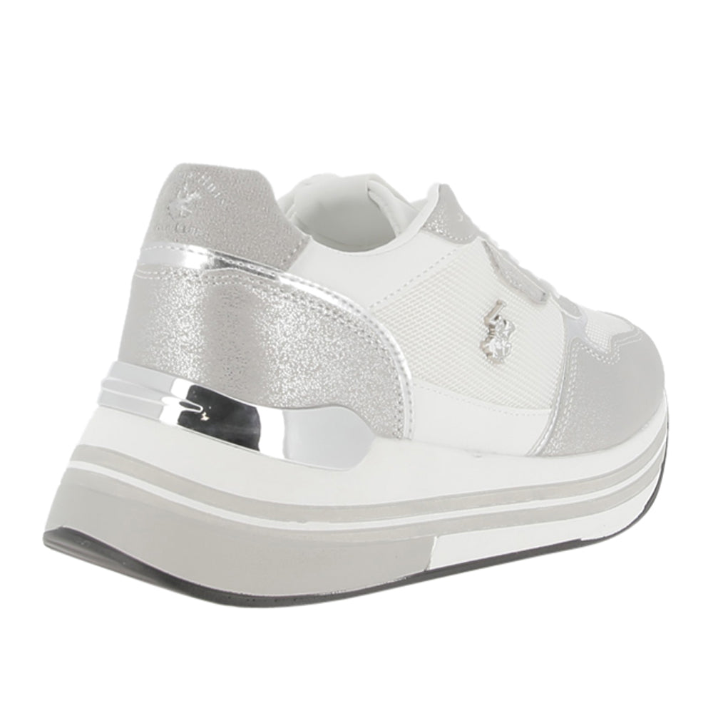 Sneakers Beverly Hills Polo Club Mendy Donna - Argento