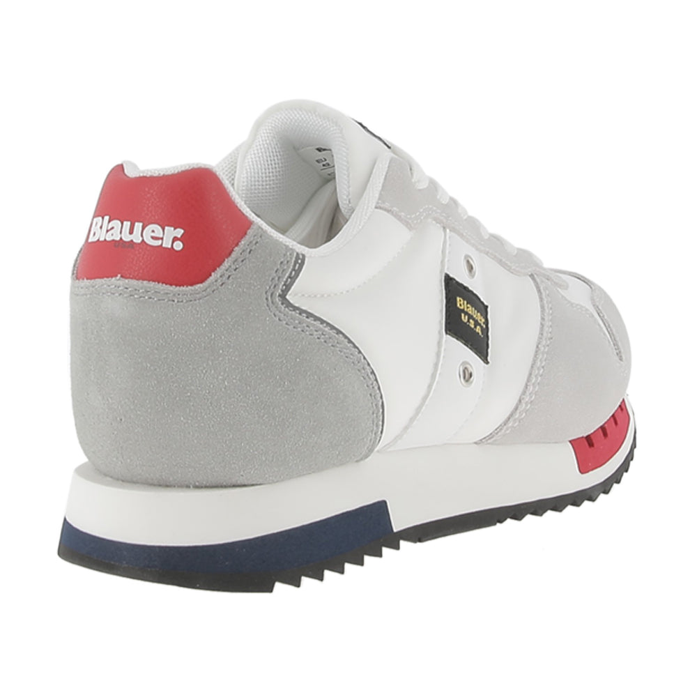 Sneakers Blauer Queens Uomo - Bianco