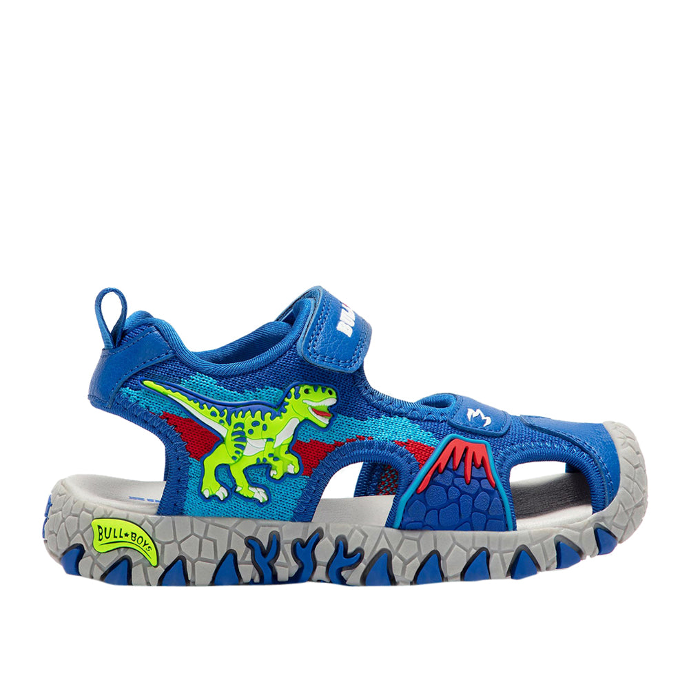 Sandalo Bull Boys Velociraptor Bambino - Blu