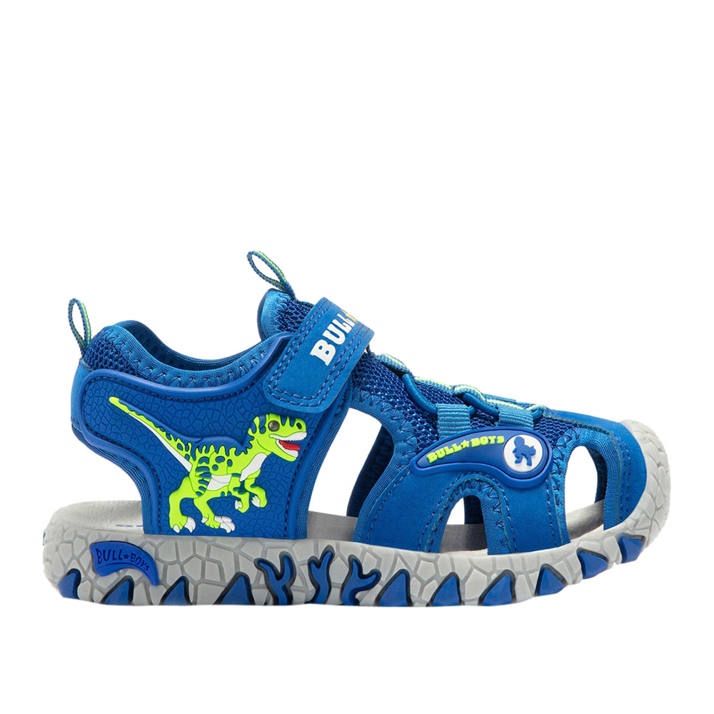 Sandalo Bull Boys Velociraptor Lights Bambino - Blu