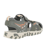 Sandalo Bull Boys Velociraptor Lights Bambino - Verde