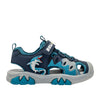 sandalo bull boys mosasauro lights bambino blu 9786270