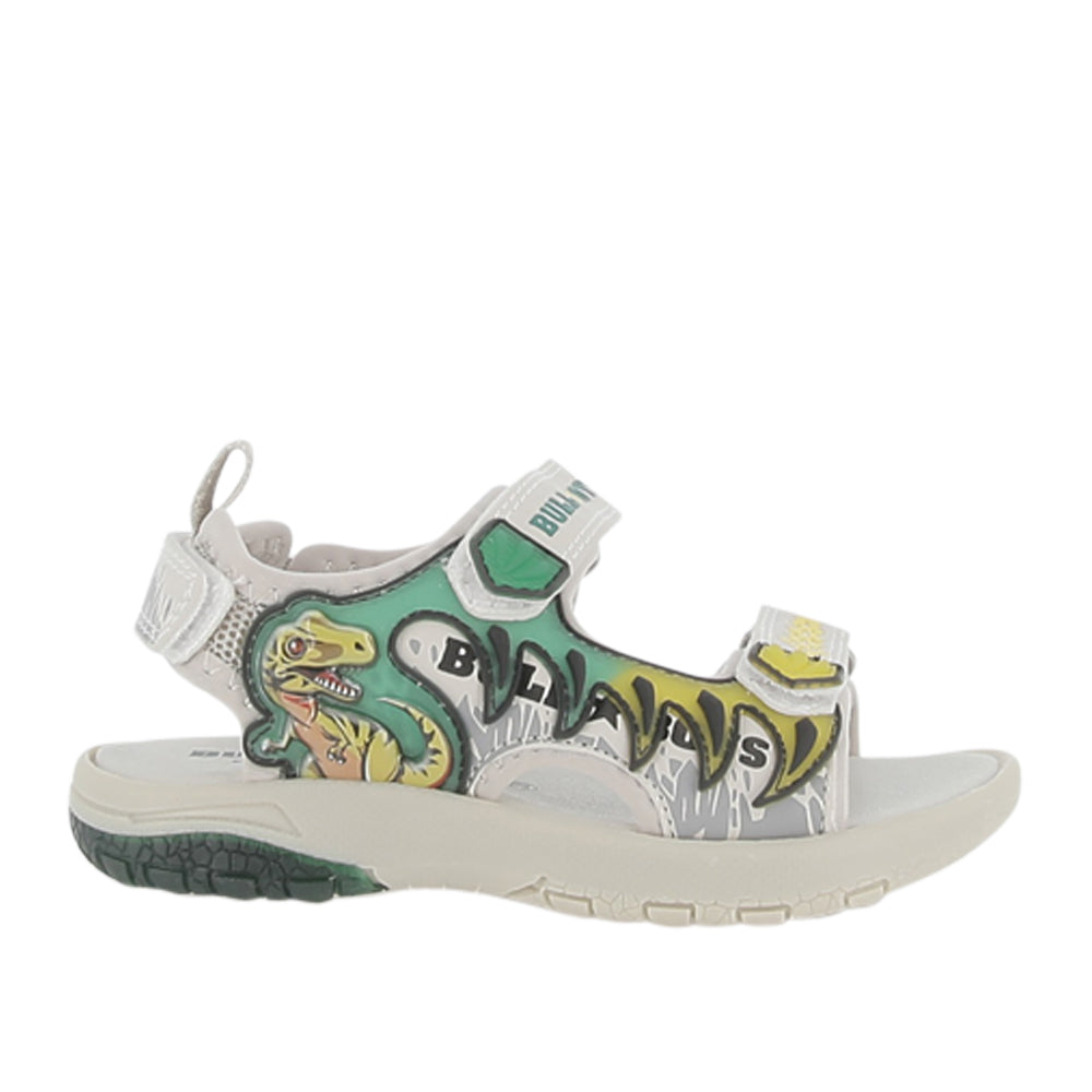 Sandalo Bull Boys Velociraptor Roar Bambino - Bianco