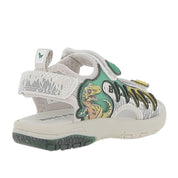 Sandalo Bull Boys Velociraptor Roar Bambino - Bianco