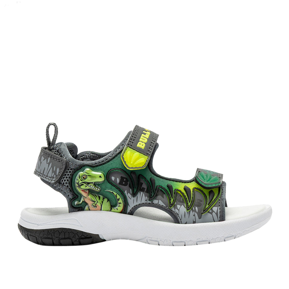 Sandalo Bull Boys Velociraptor Roar Bambino - Grigio