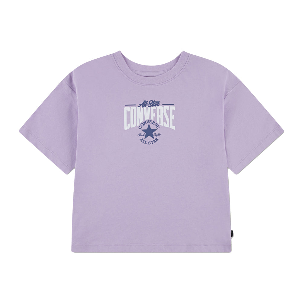 T-Shirt Converse Unisex Ragazzo - Lilla