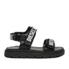 sandalo diesel unisex ragazzo nero 911964