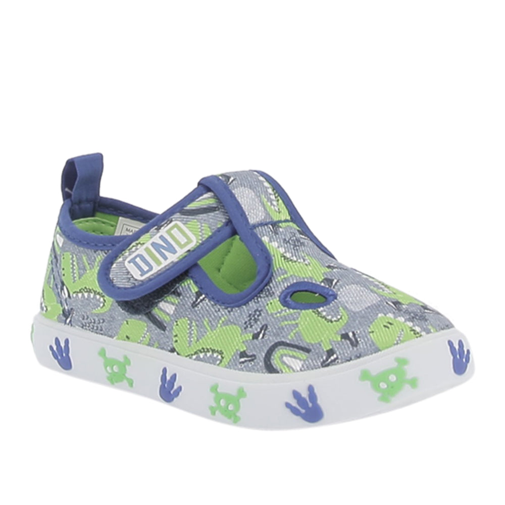 Sneakers Dinosaur 2 Occhi Unisex Bimbo - Blu