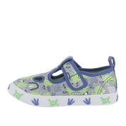 Sneakers Dinosaur 2 Occhi Unisex Bimbo - Blu