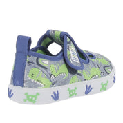 Sneakers Dinosaur 2 Occhi Unisex Bimbo - Blu