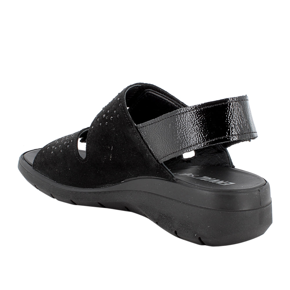 Sandalo Enval Donna - Nero