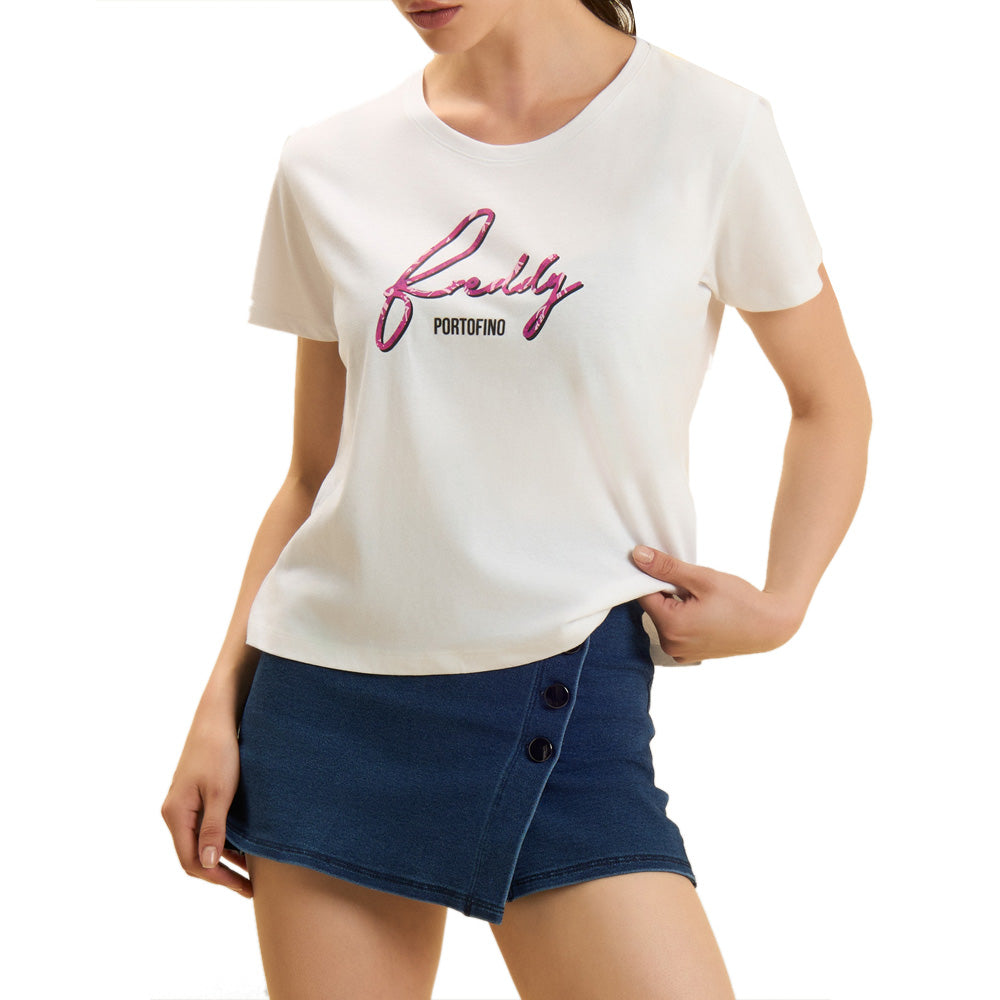 T-Shirt Freddy Donna - Bianco