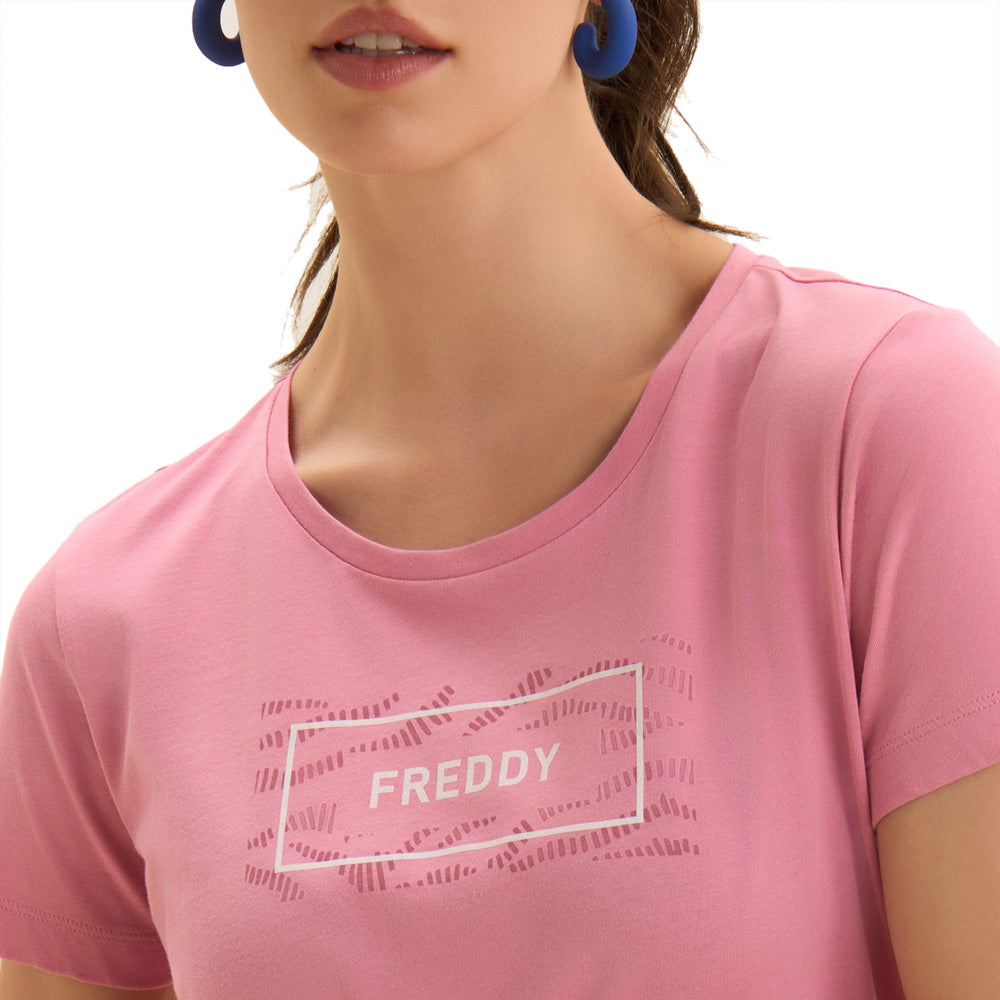 T-Shirt Freddy Donna - Rosa