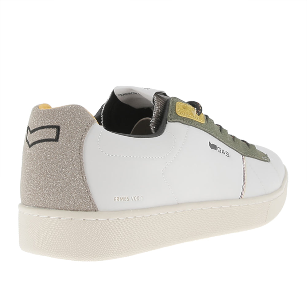 Sneakers Gas Ermes Uomo - Bianco