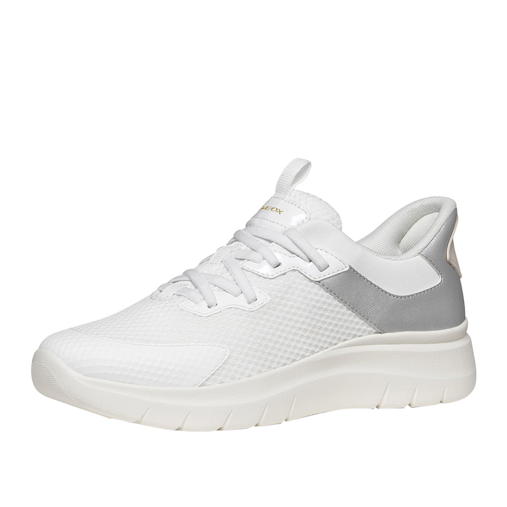 Sneakers Geox Plummery Plus Donna - Bianco