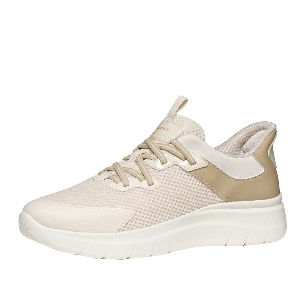 Sneakers Geox Plummery Plus Donna - Beige