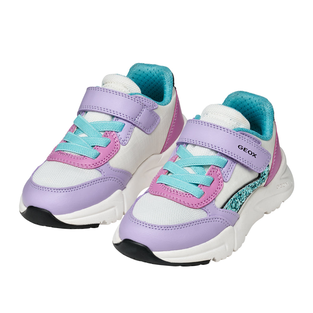 Sneakers Geox Loftus Bambina - Bianco